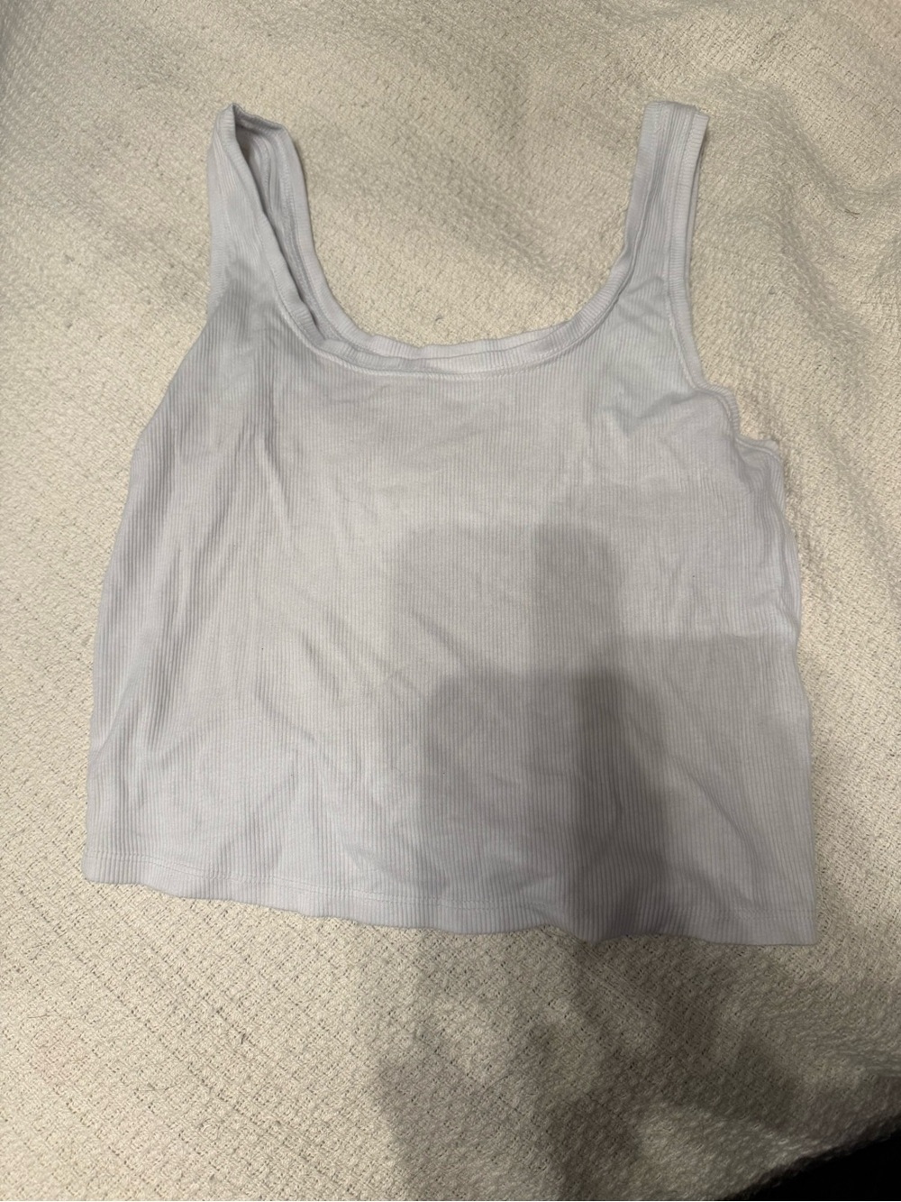 two Women’s Ribbed Scoop Neck Tank Top - White and black